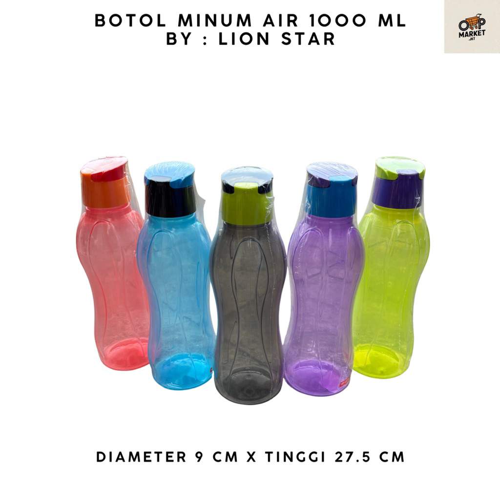 Lion star - Free bubble BOTOL AIR REGEN 1000 ML LS / BOTOL MINUM 1000 ML LION STAR