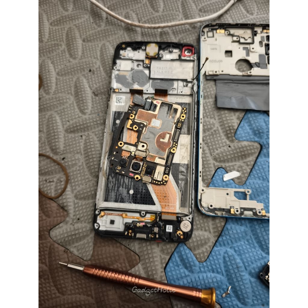 part oppo A53, mesin bootlop, kamera depan belakang, konektor charger ory copotan