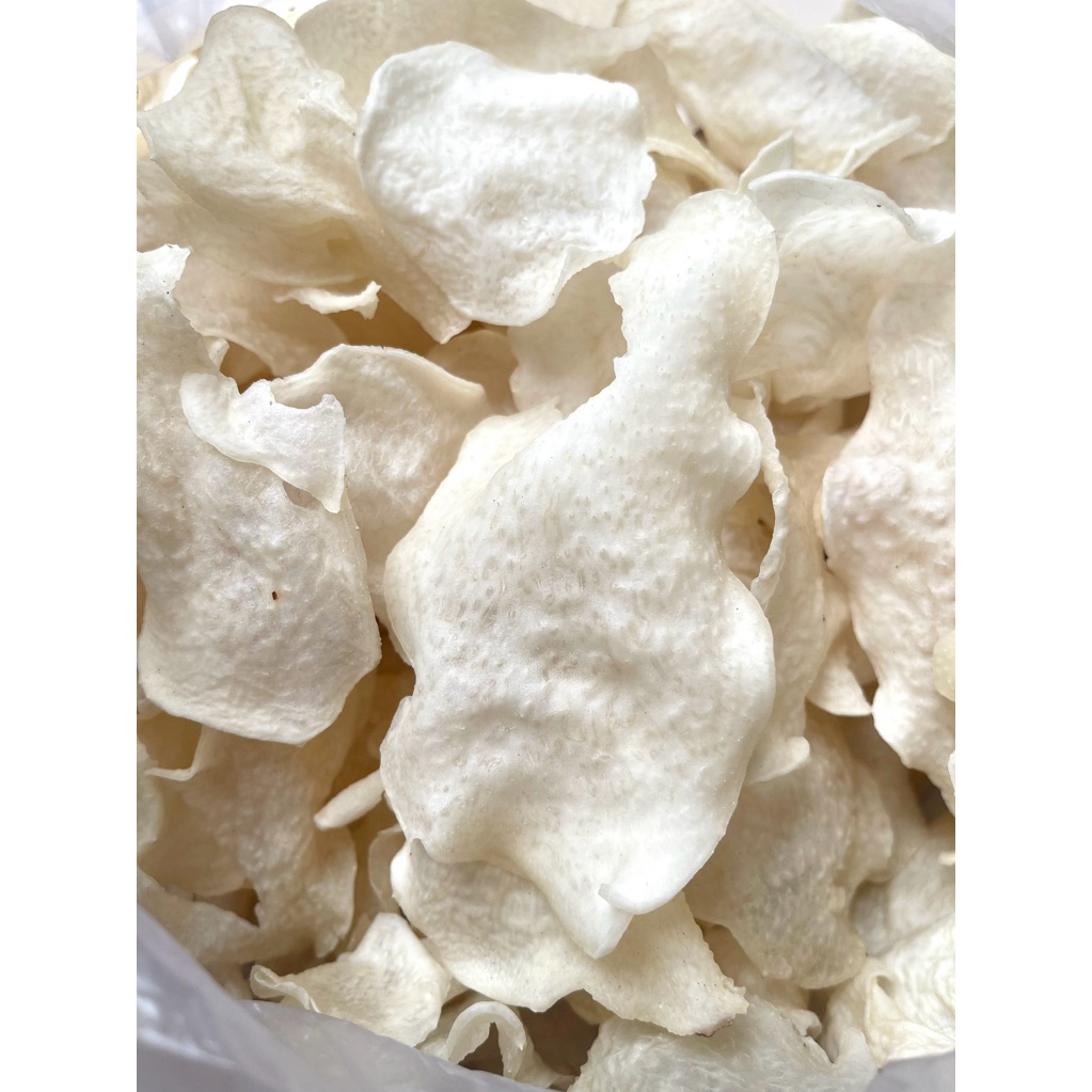 Kerupuk gadung mentah 500gram / kerupuk gadung tipis super gurih