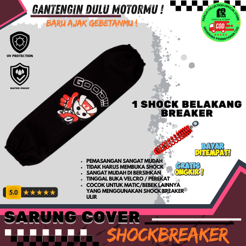 Sarung shockbreaker / sarung shock motor / cover sok belakang motor yss ohlins ktc wp honda yamaha s