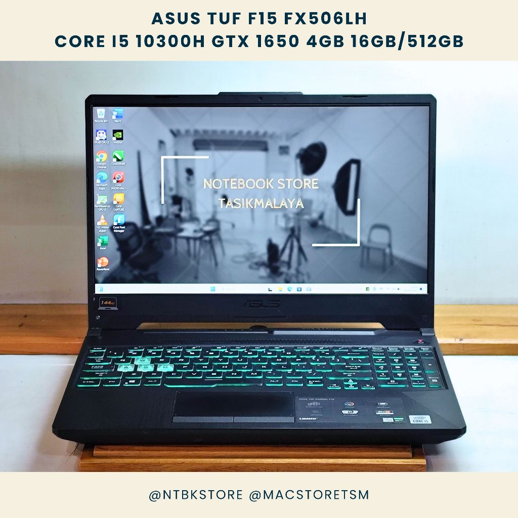 Asus TUF F15 FX506LH Core i5 10300H Gen 10 16GB/512GB 15 inch 1080p Laptop Gaming