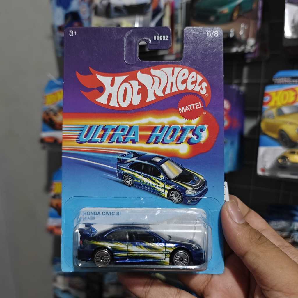 Hot Wheels Honda Civic Si Biru Ultra Hots