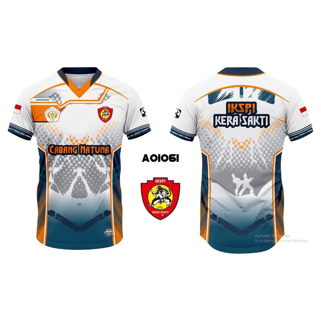 KAOS JERSEY IKSPI FREE CUSTOM FULL PRINTING KUALITAS PREMIUM