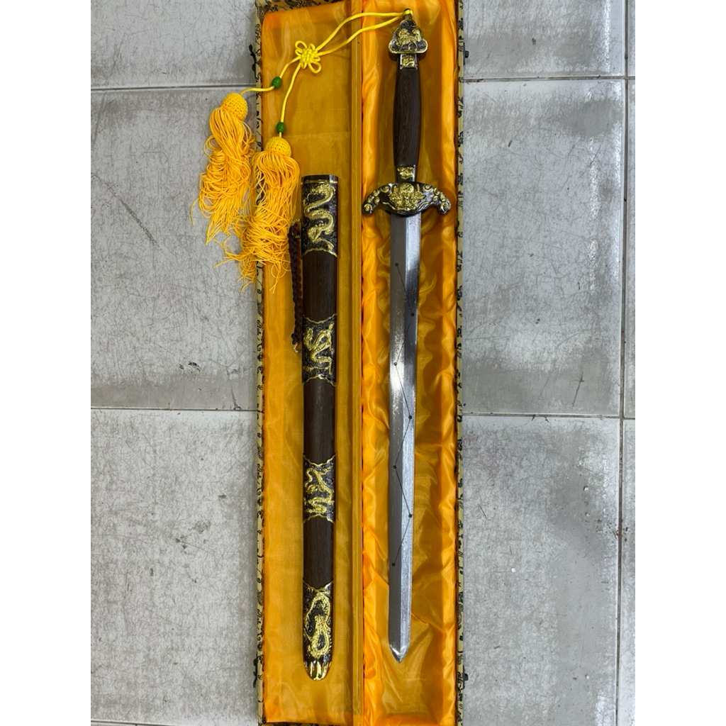 pedang sarung / pokiam stenlis sarung naga asli Taiwan