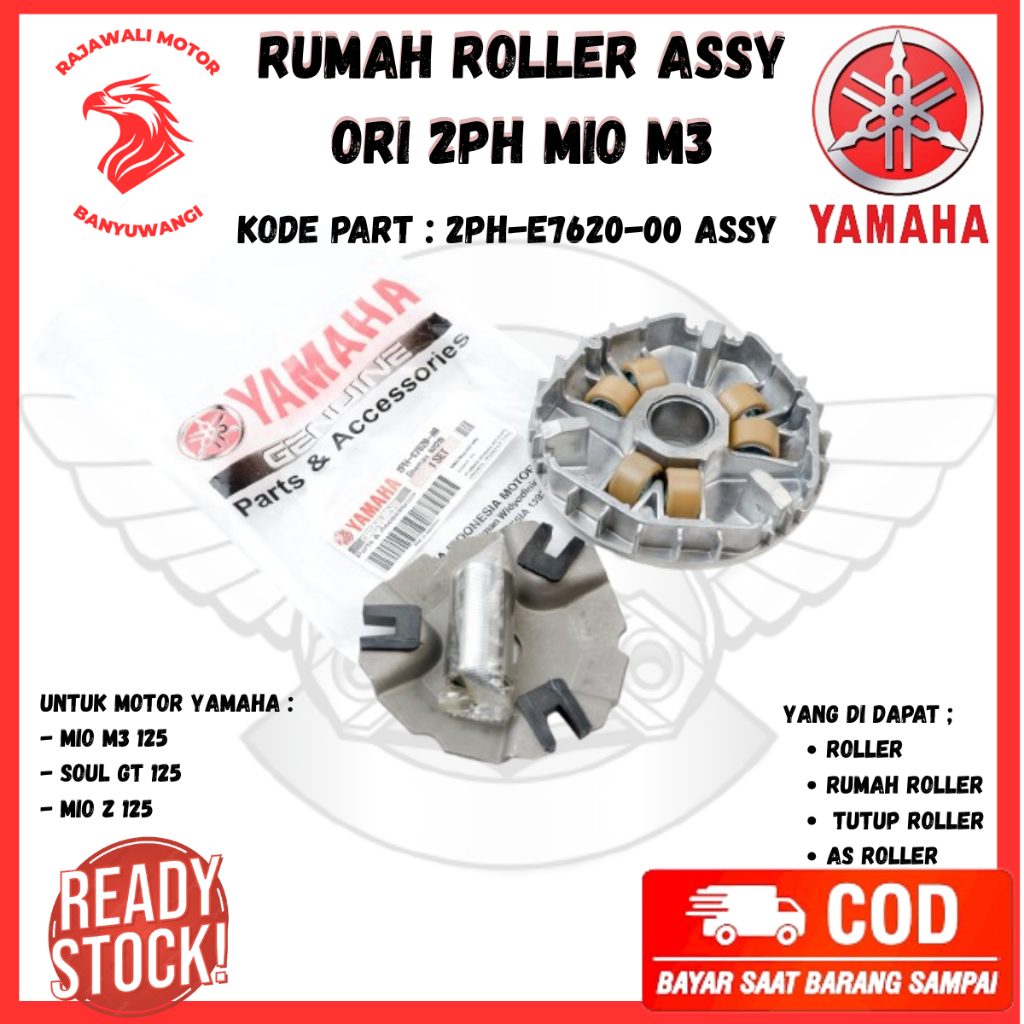 rumah roller mio m3 ori - roller mio m3 - rumah roller mio m3 125 original premium - 2PH