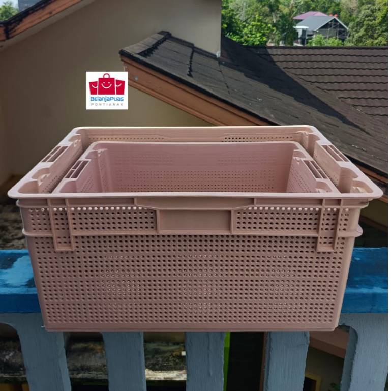 Keranjang Industri Palisade Tanggung & Besar Serbaguna/Krat Keranjang Besar/Keranjang Buah/Keranjang