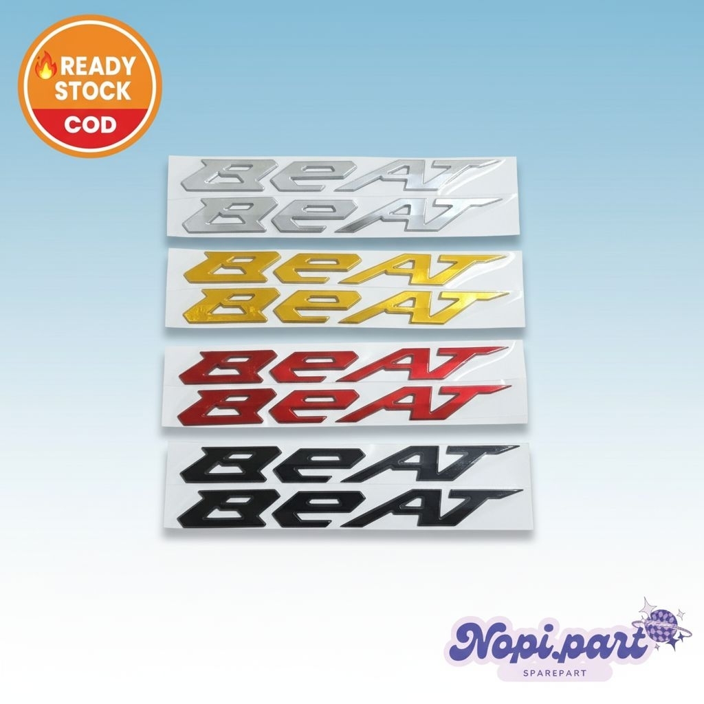 emblem beat deluxe sepasang timbul 2020-2023
