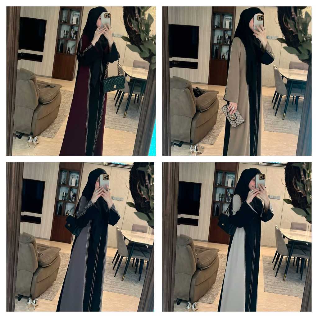 NAMEERA ABAYA BY KALEELA.ID KALEELA ID