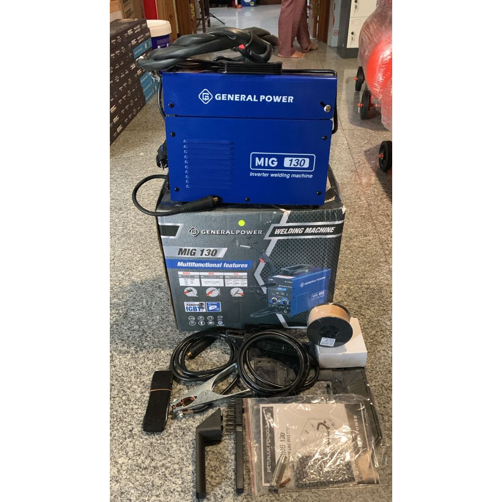 Mesin Las Co MIG 130 GENERAL Las Travo Trafo Listrik MMA MIG TIG 130(BONUS KAWAT)