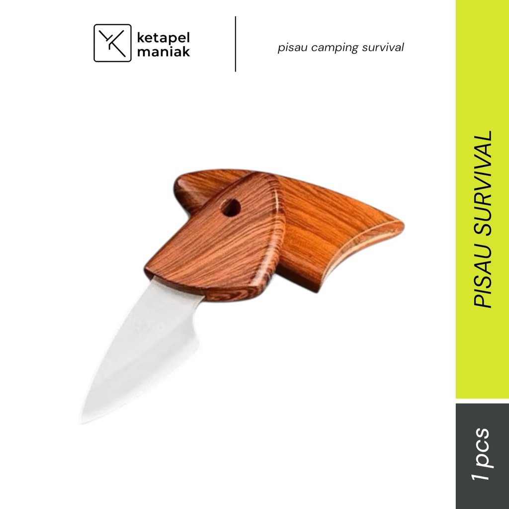 pisau lipat pocket pisau camping / pisau sarung mini