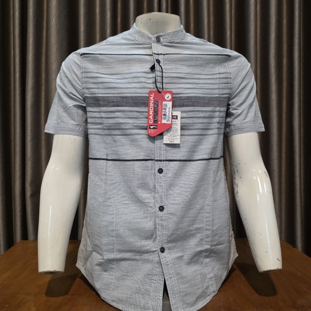 kemeja koko cardinal lengan pendek