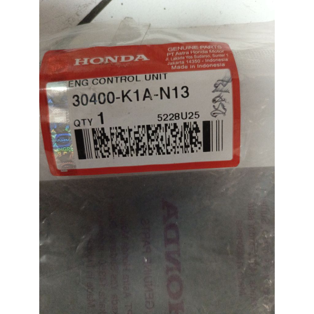 ecu BEAT STREET K1A HONDA 30400-K1A-N13