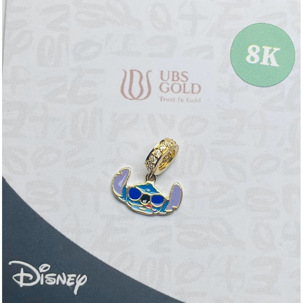 CHARM LIONTIN GELANG & KALUNG DISNEY STITCH 8K UBS