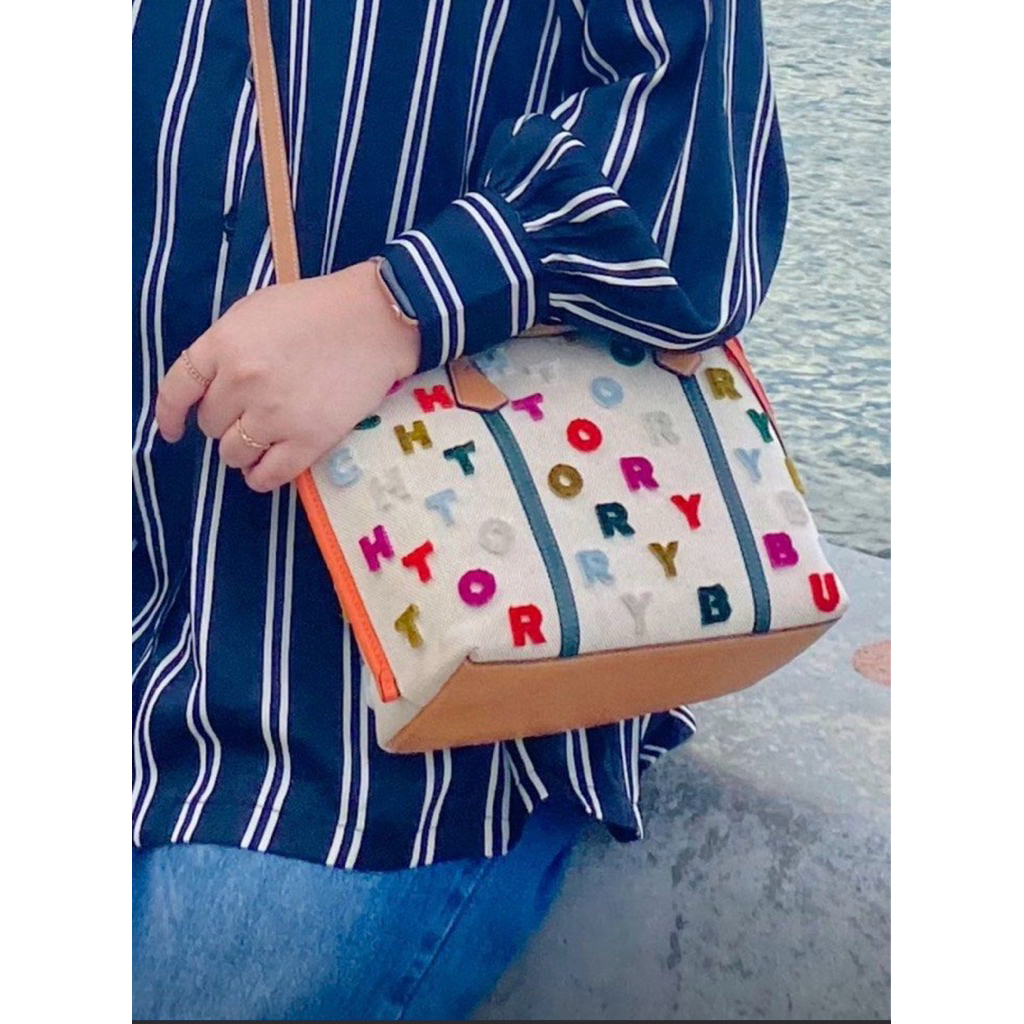 PL Tas TB Perry Coupé Small Triple Compartment Tote
