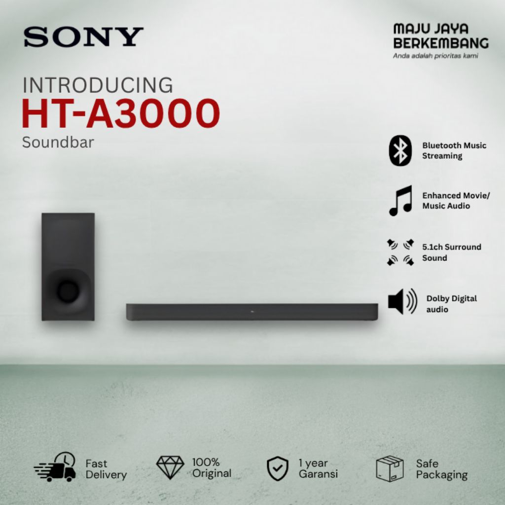 SONY  A3000 / HT-A3000 SOUNDBAR ATMOS DTS X