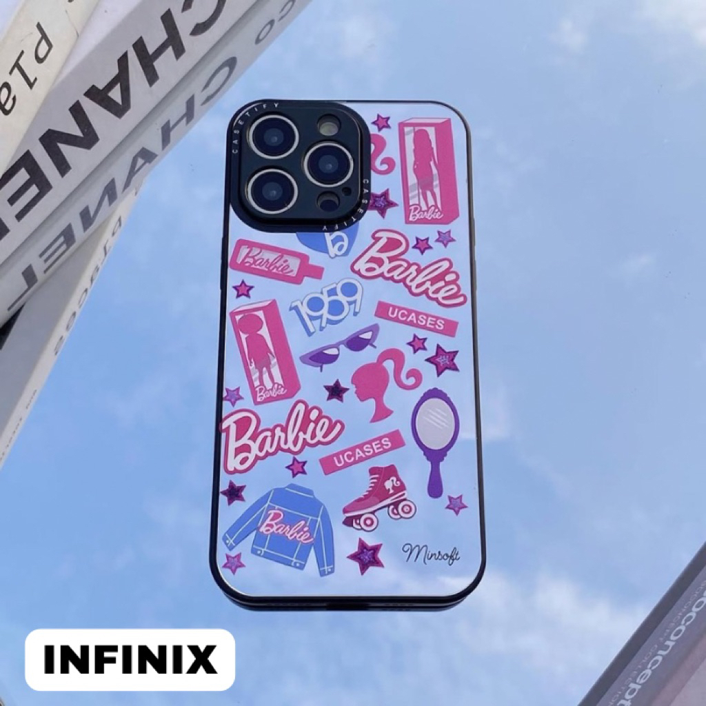 CASETIFY MIRROR BARBIE INFINIX SMART 7 INFINIX NOTE 30 4G NOTE 30 PRO 4G