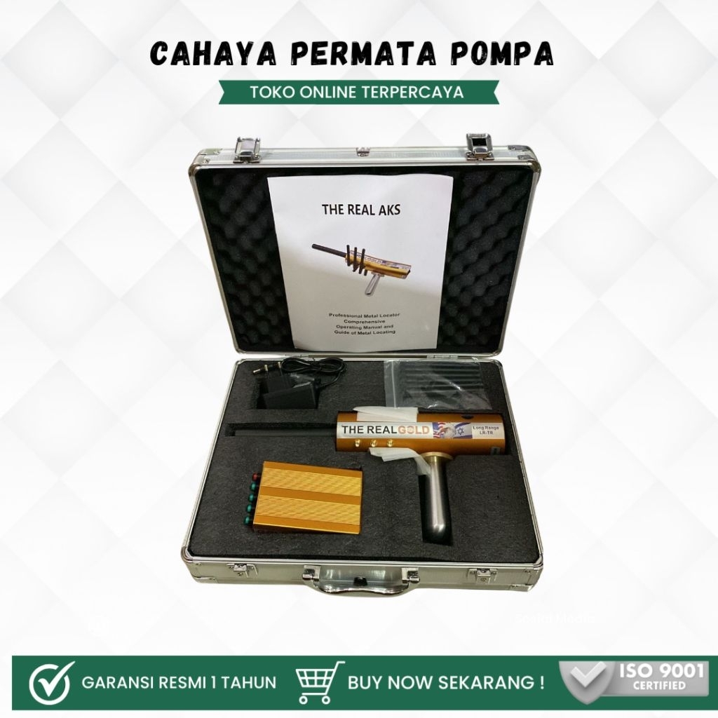 The Real Gold AKS Long Range Gold Detector 6 Antennas