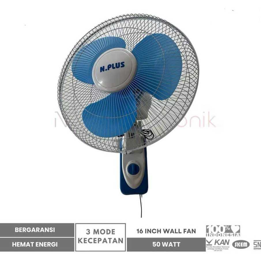 Kipas Angin Dinding N Plus 16" Kipas Tembok Murah