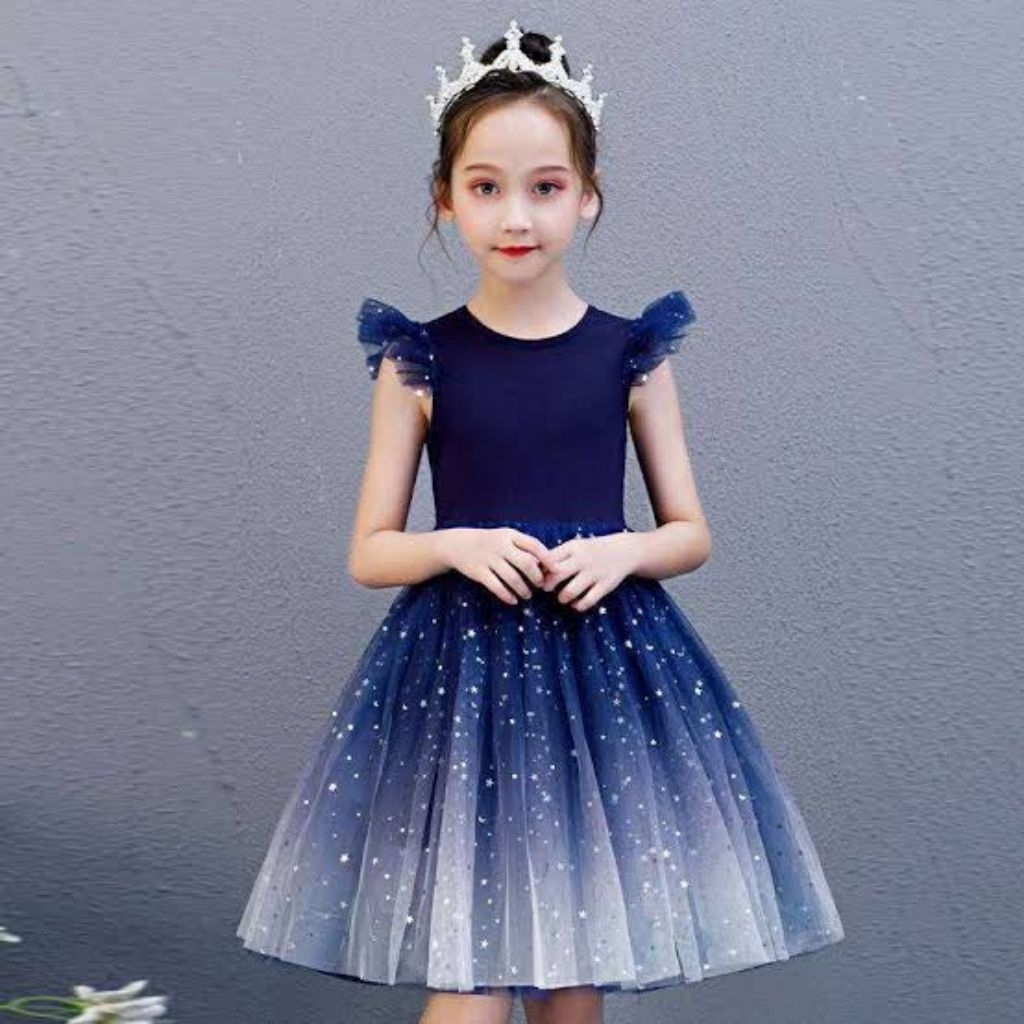 Pre Order/ DRESS PRINCESS/ TULLE 2 TONE/ CUSTOM BUTIK