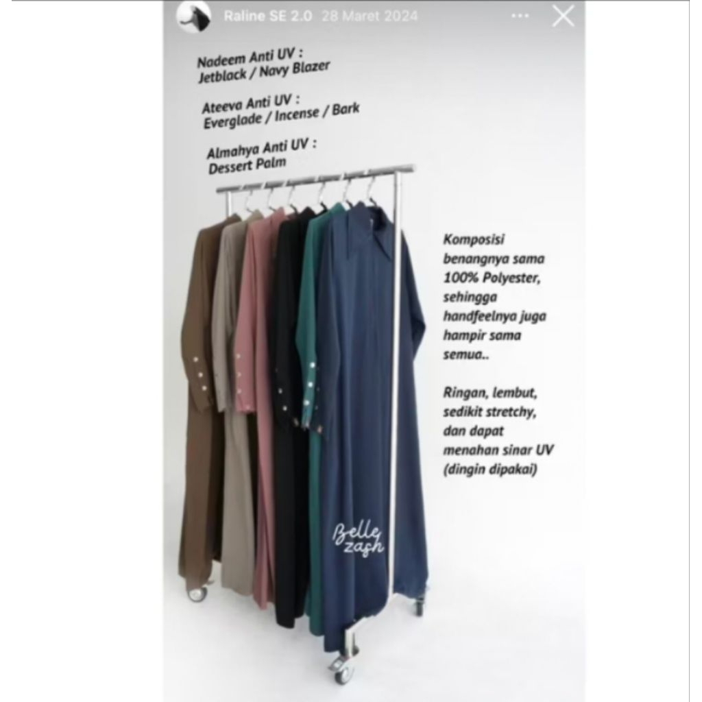 Bellezash gamis antiuv preloved