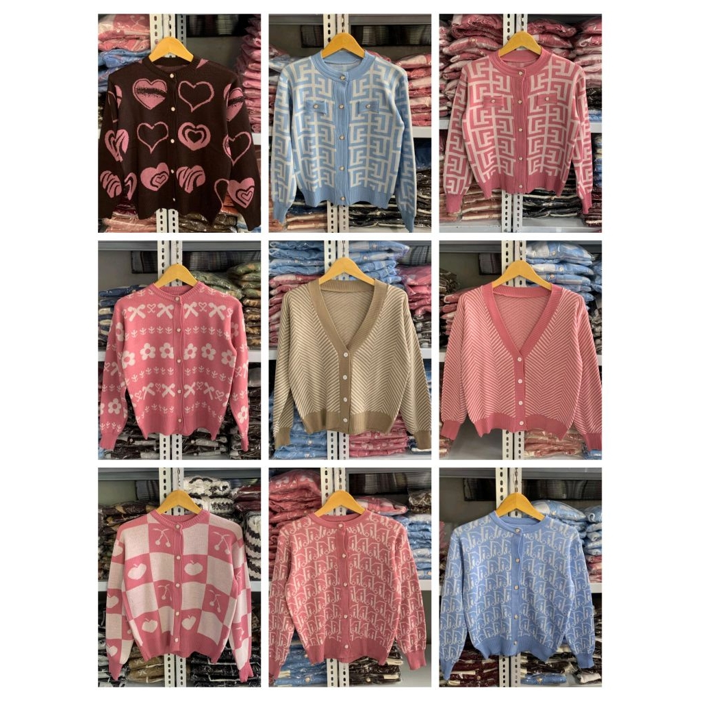 paket usaha sagita fashion ( baju kardigan wanita)