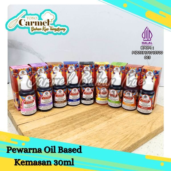 Red Bell Pewarna Oil Base - Pewarna Makanan