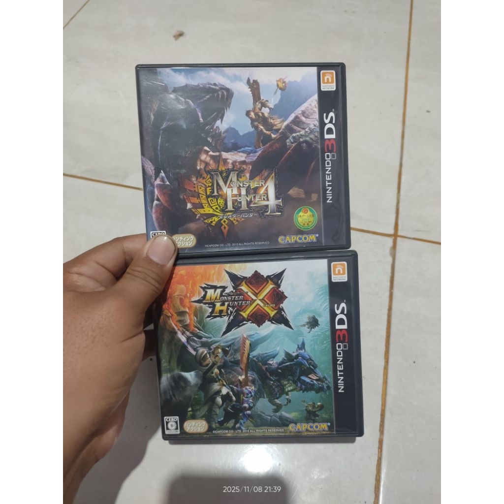 bundle kaset 3ds monster hunter