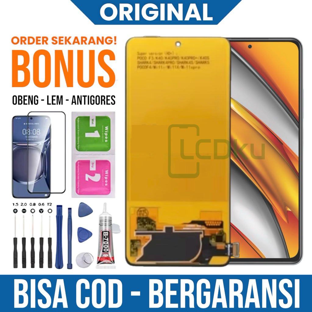 LCD XIAOMI POCO F3 / F4 5G / F3 PRO / K40 / K40 PRO / MI 11i / MI 11X FULLSET TOUCHSCREEN ORIGINAL