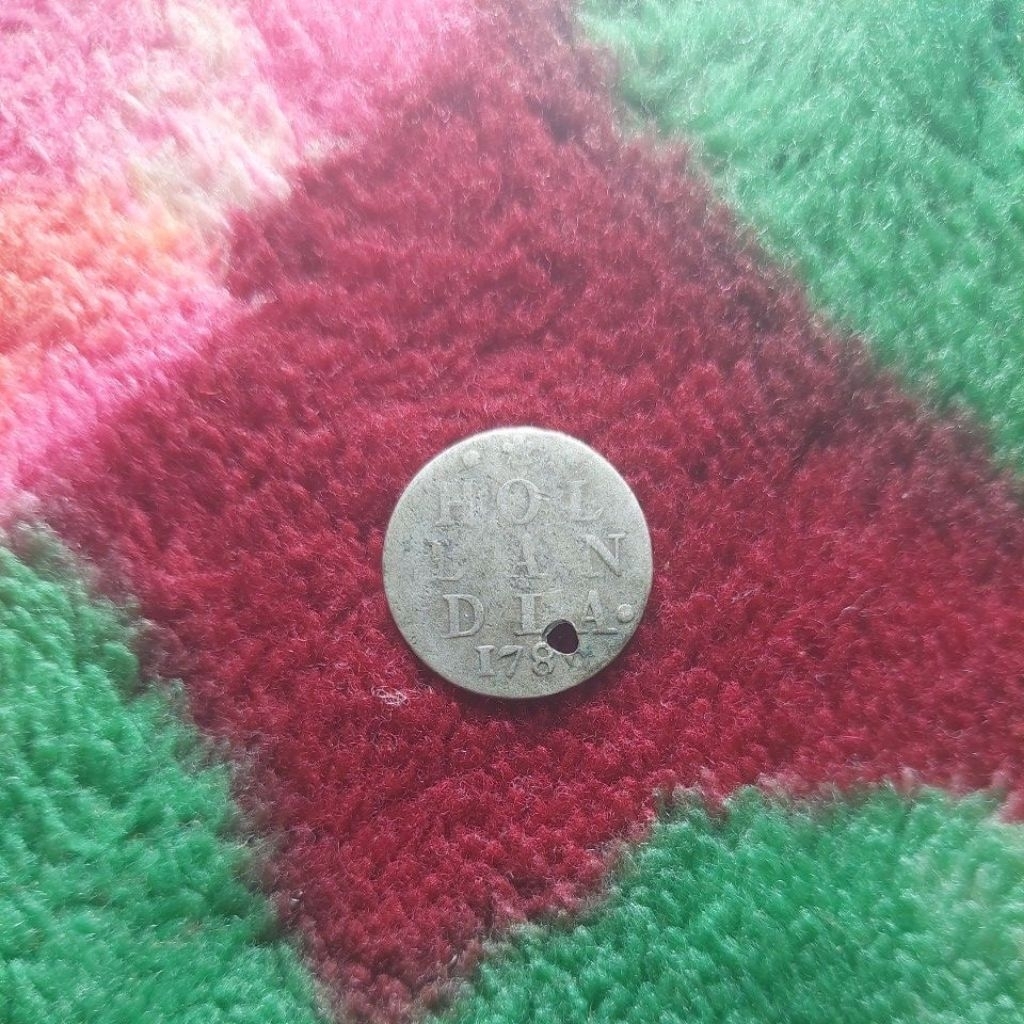 Koin perak Belanda Holandia 1789 asli