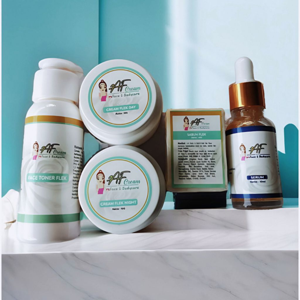 Paket Cream Flek AF + Serum AF Gold