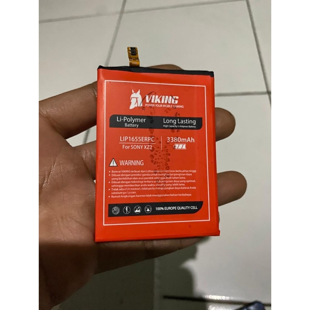 Baterai viking sony xperia xz2 double ic power