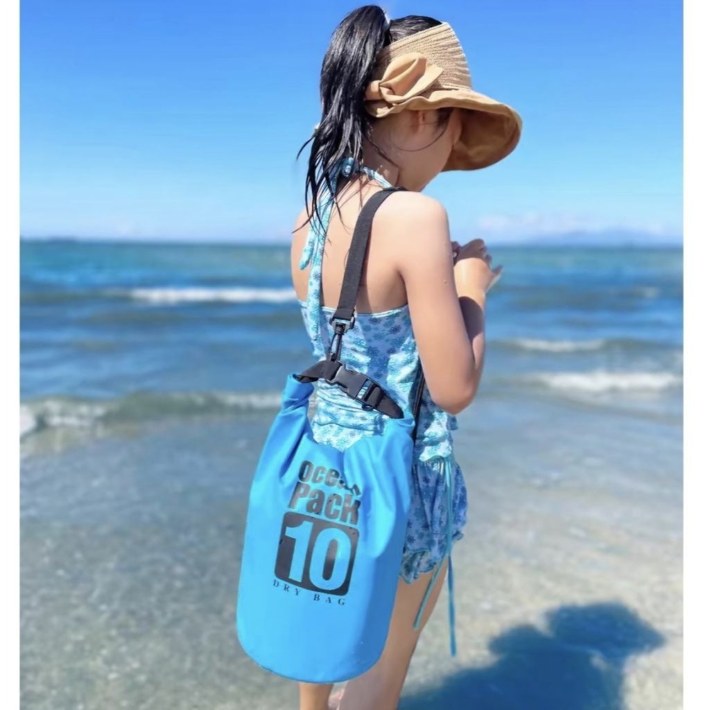 Dry Bag 10L Tas Anti Air Model Selempang 1 Tali