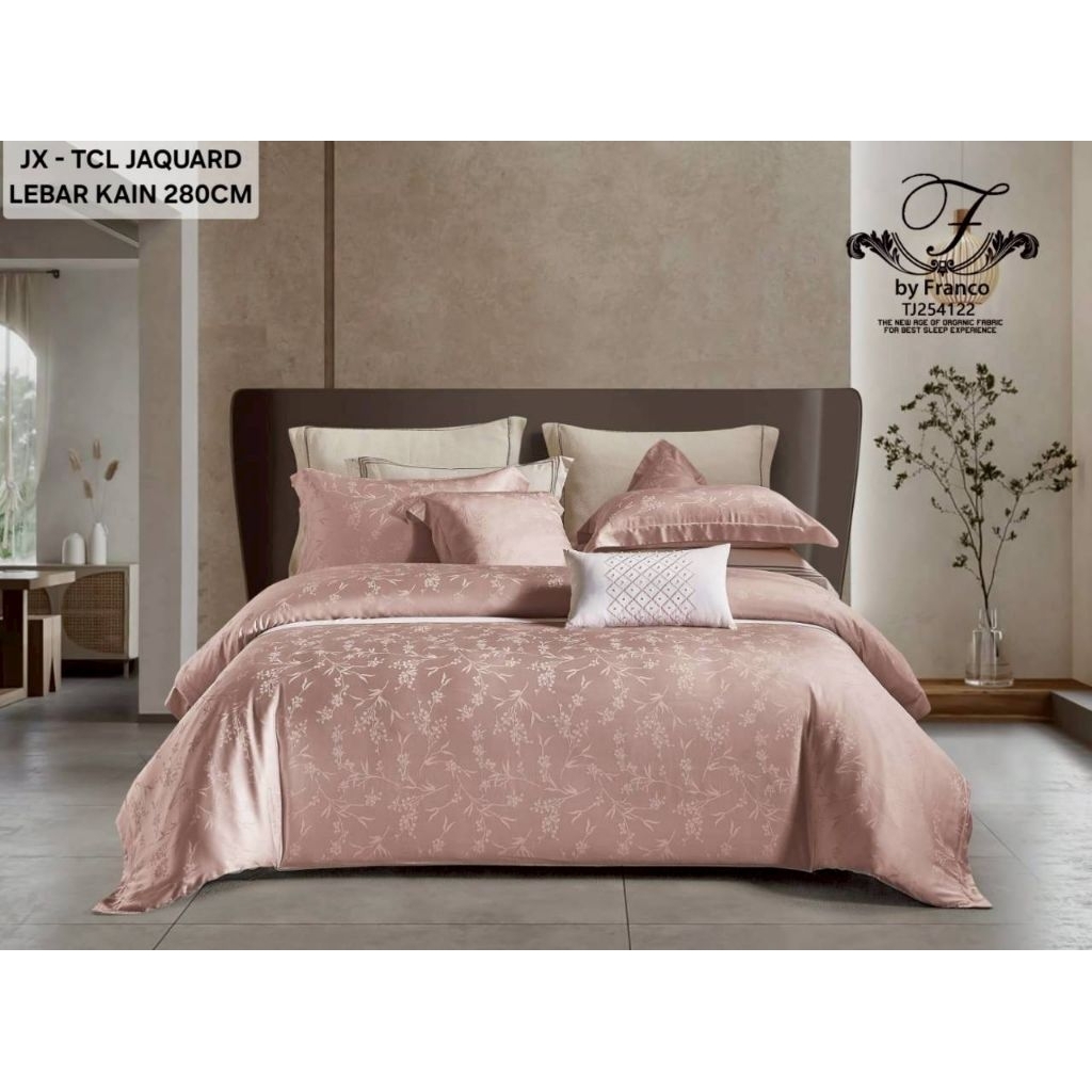 Sprei Jaquard Tencel 80s Bedcover Set