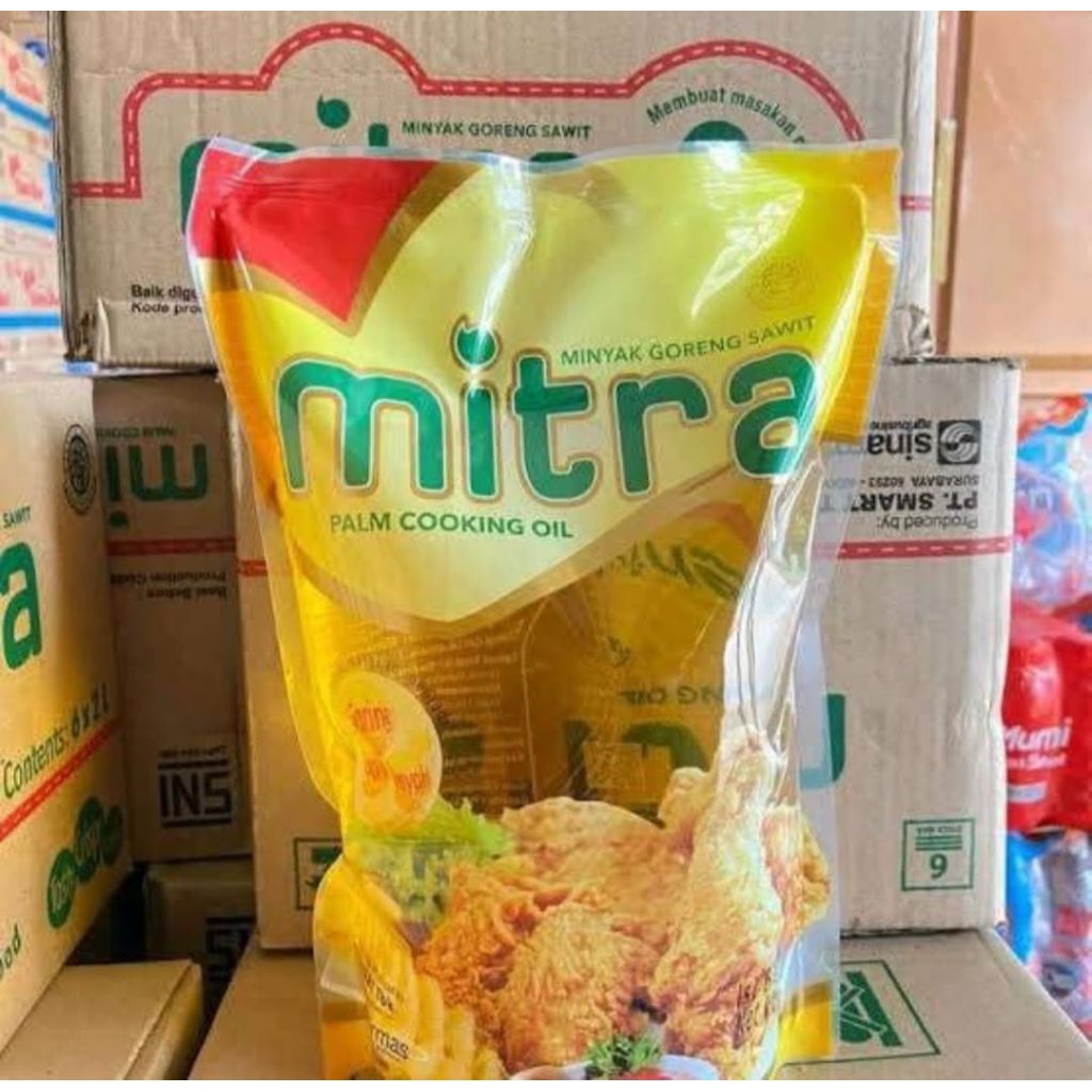 1 dus minyak merk mitra kemasan 2L