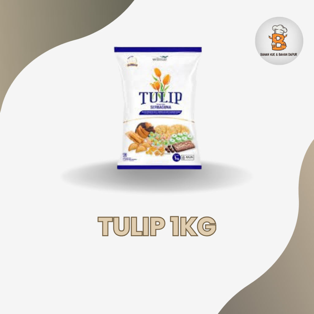 TEPUNG TERIGU TULIP 1KG / TEPUNG TERIGU EKONOMIS