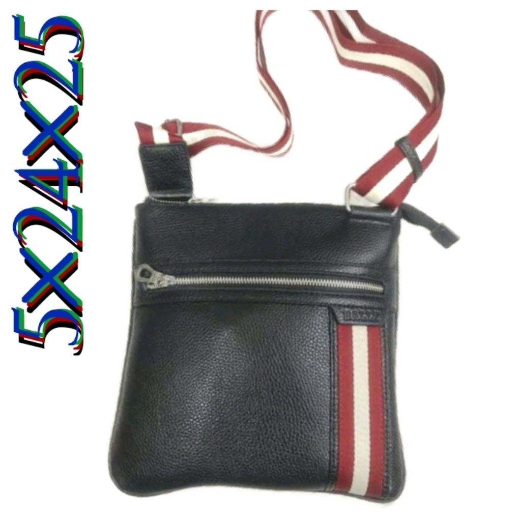 TAS SELEMPANG PRIA KULIT BALLY SLING BAG IMPORT