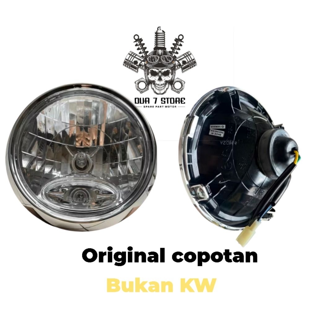 reflektor lampu depan rx king new peredam scorpio z lama ori