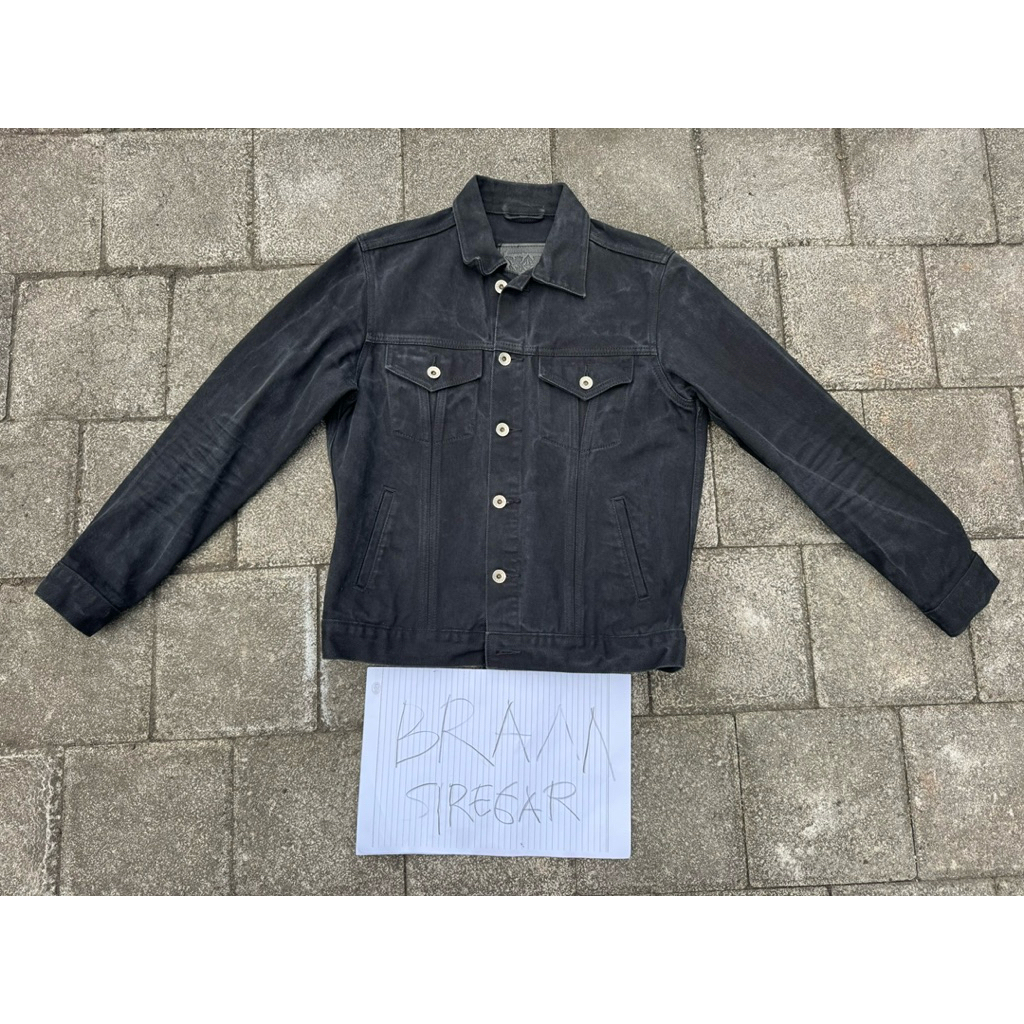 Mischief denim type 3 black raw jacket