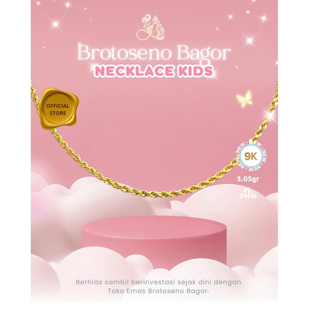 BROTOSENO BAGOR | KALUNG EMAS ANAK KOREA | KALUNG ANAK MODEL TERBARU