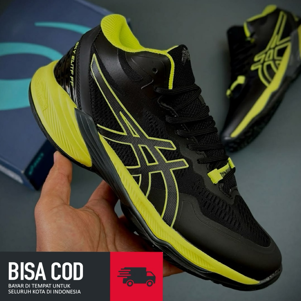 SEPATU VOLLY SKY ELITE FF 2 SUPER PREMIUM PRIA DAN WANITA FREE KAOS KAKI  // BERDECIT // COD // QUAL