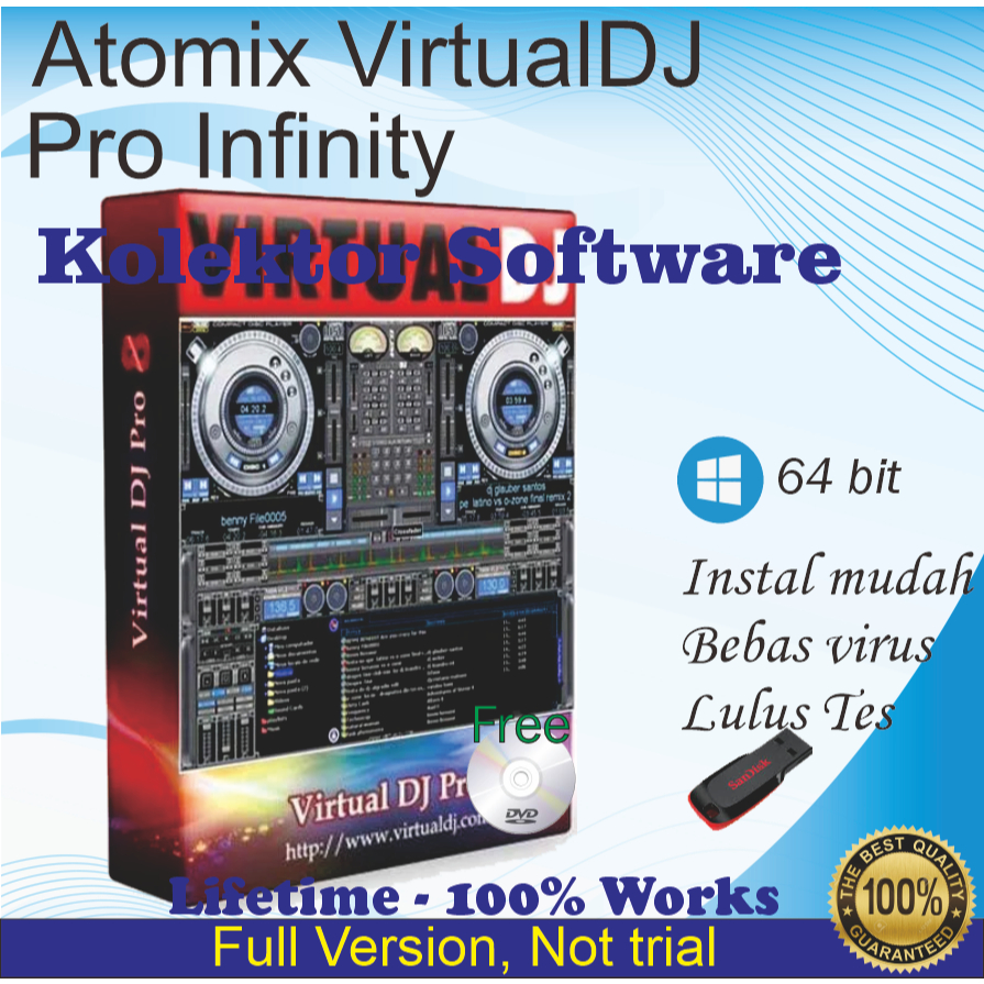 Atomix VirtualDJ 2025 Pro Infinity v8.5.8472 - Full Version, Lifetime
