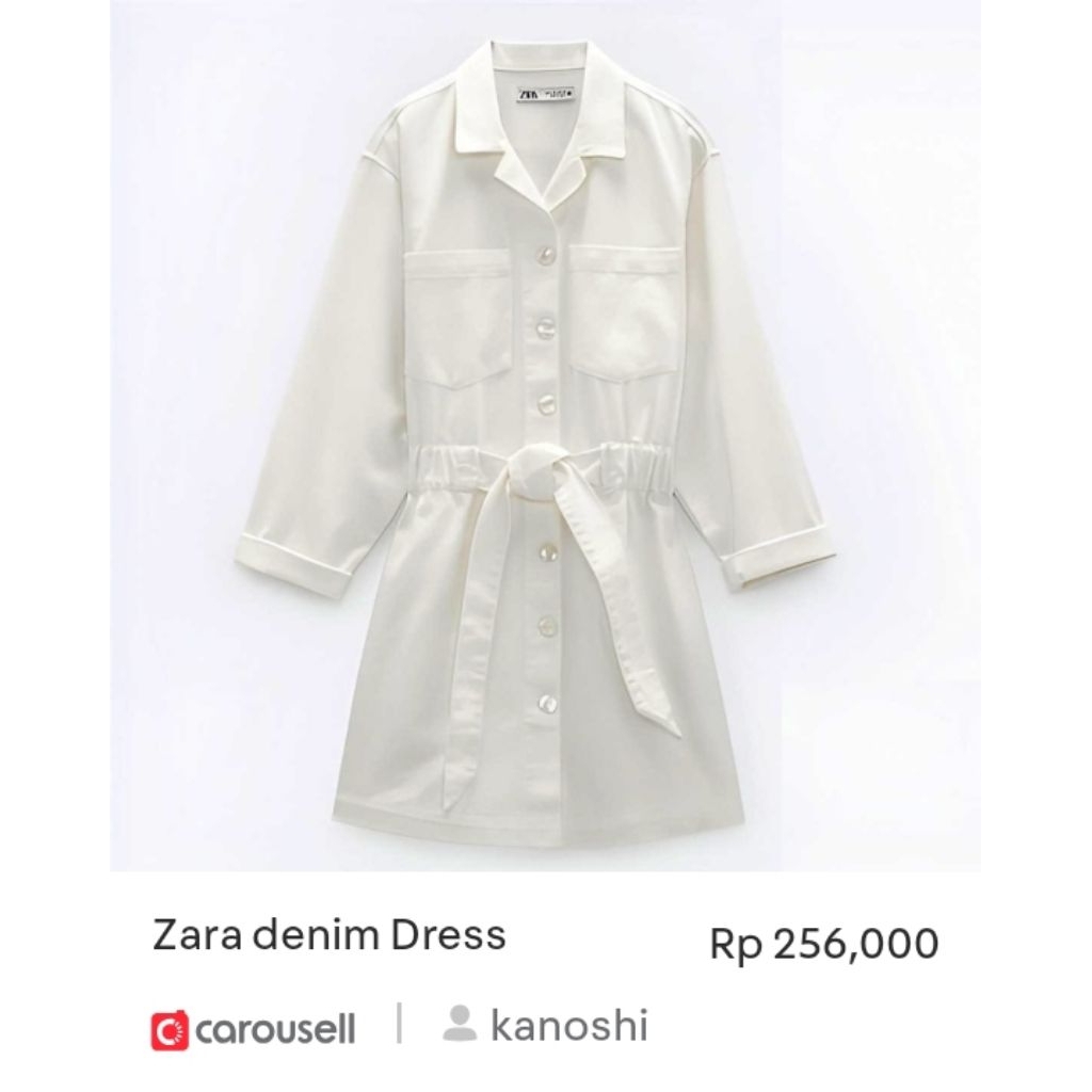 Zara denim dress
