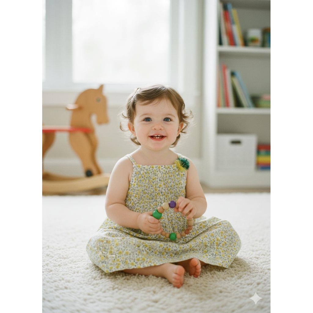 Smocked dress agabang