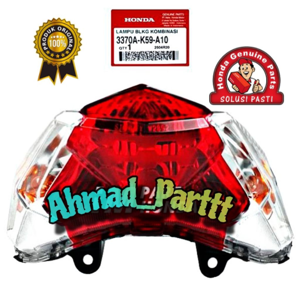 3370A-K59-A10 Lampu Belakang Stop Lamp Honda Vario 125 150 LED Old 2015 - 2018. ORIGINAL AHM
