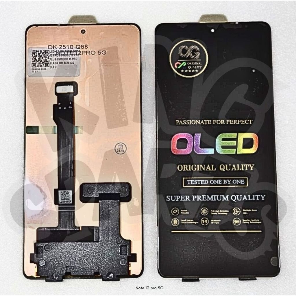 LCD TOUCHSCREEN XIAOMI REDMI NOTE 12 PRO 5G / NOTE 12 PRO PLUS 5G / POCO X5 PRO ORI SIZE OG OLED