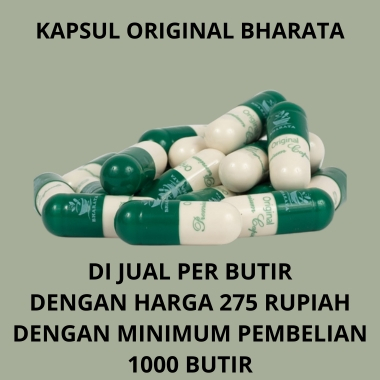 Kapsul Etheral Bharata Perbutir Mengobati Penyumbatan Darah Epilepsi Original Bharata 100%