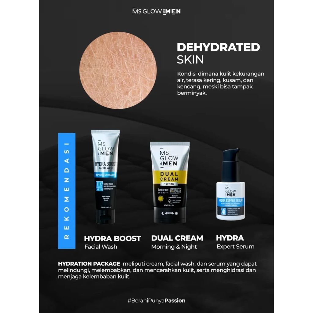 ORIGINAL MS GLOW MEN PAKET HYDRATING (UNTUK PRIA)
