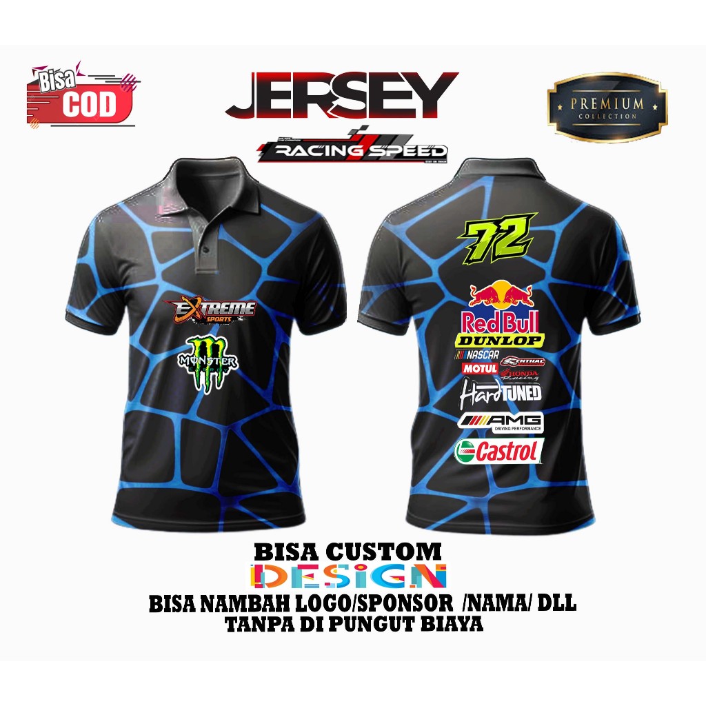 RSEY RACING SUPERMOTO RIDER/BAJU JERSEY SUPERMOTO CRF KLX WR DTRACKER 13