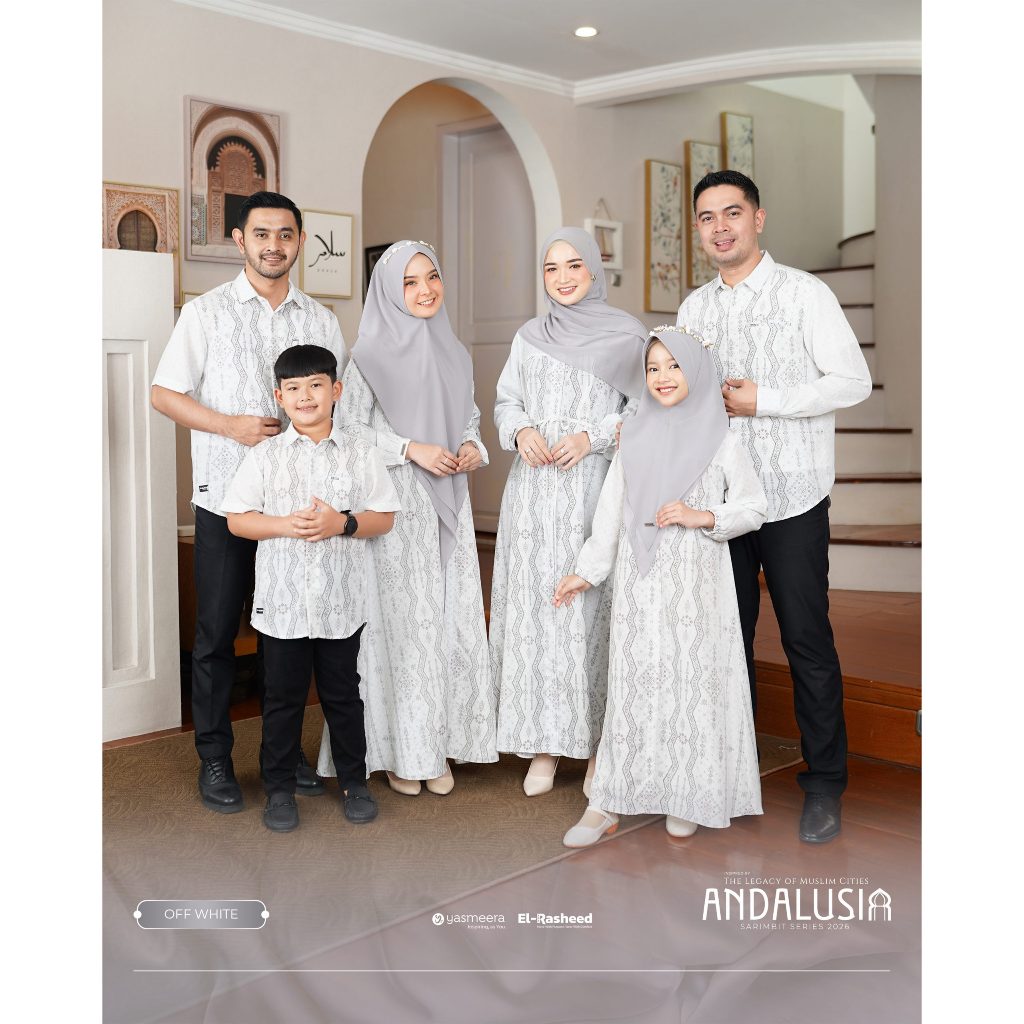 Sarimbit Yasmeera ANDALUSIA OFF WHITE (Sarimbit 2026)