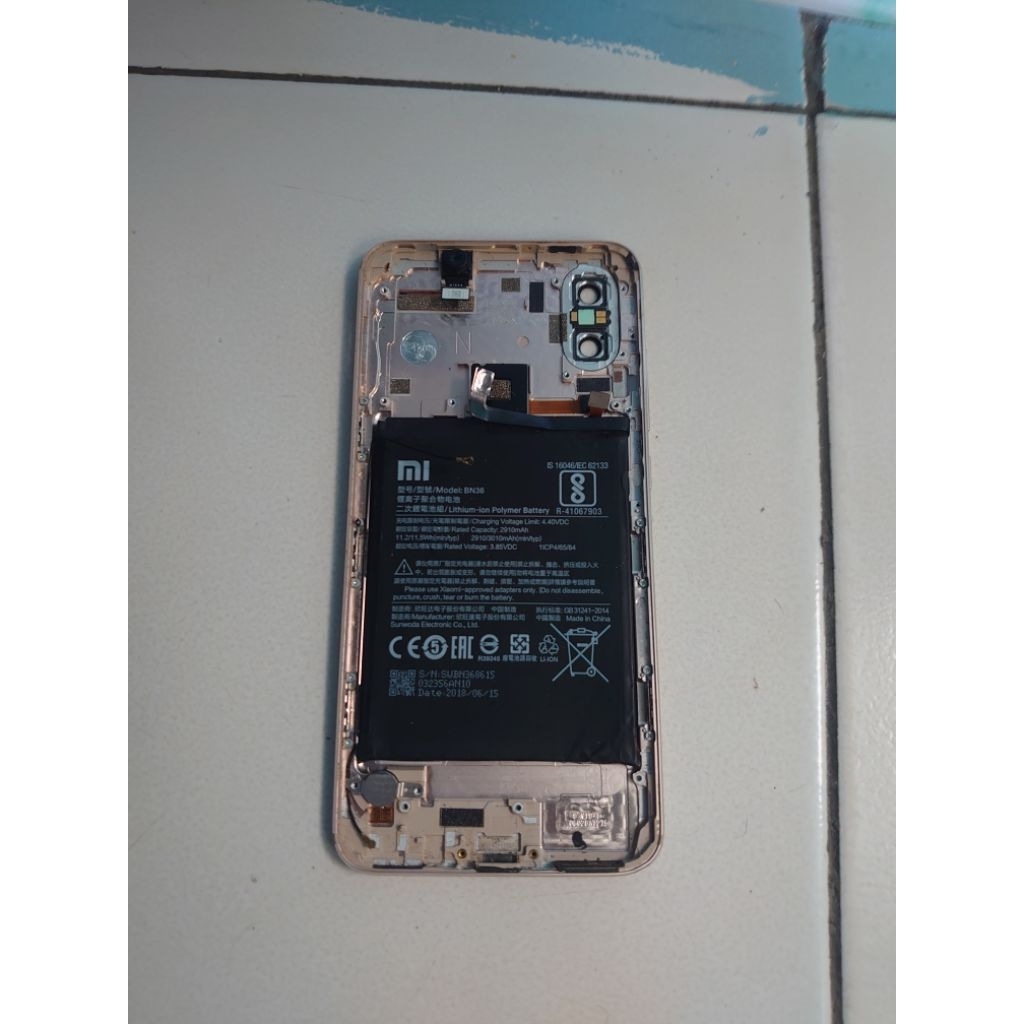 Baterai Mi A2 Big/Mi 6X Original 100%